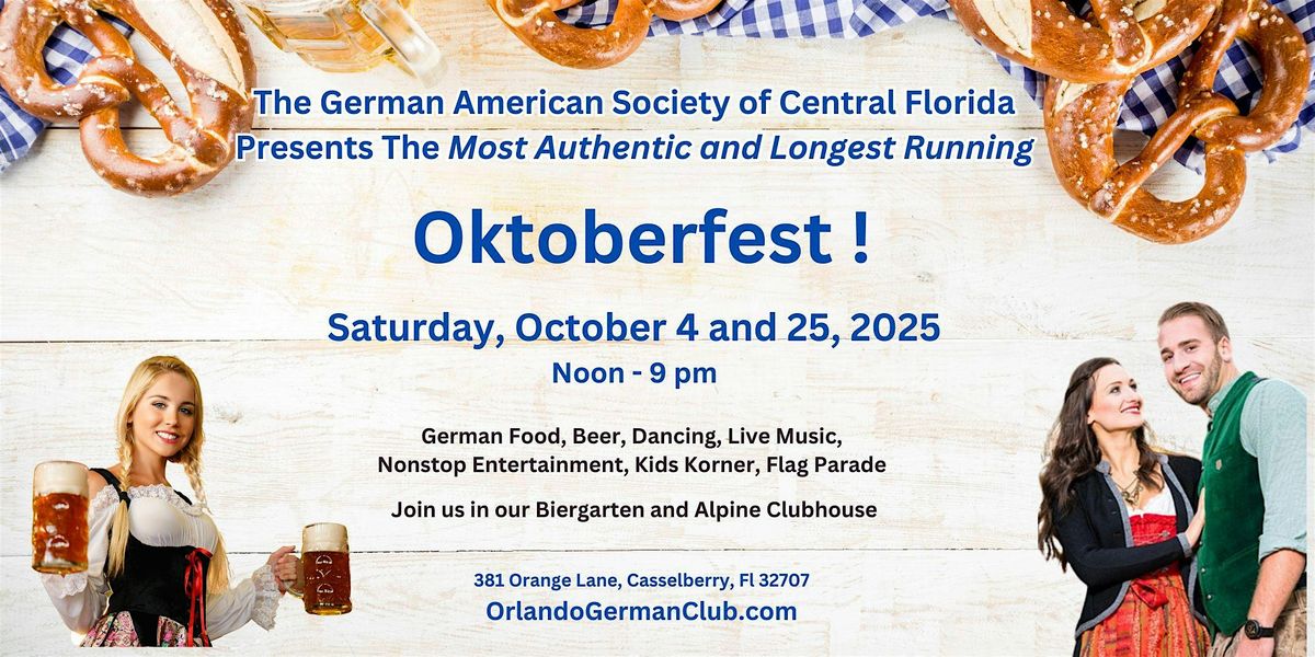 German American Society Of Central Florida Oktoberfest