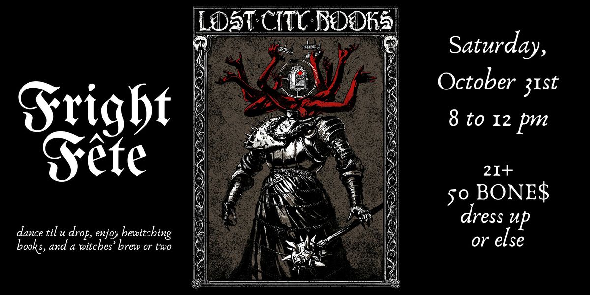 Fright Fête at Lost City Books!, 31 October | Event in Washington | AllEvents