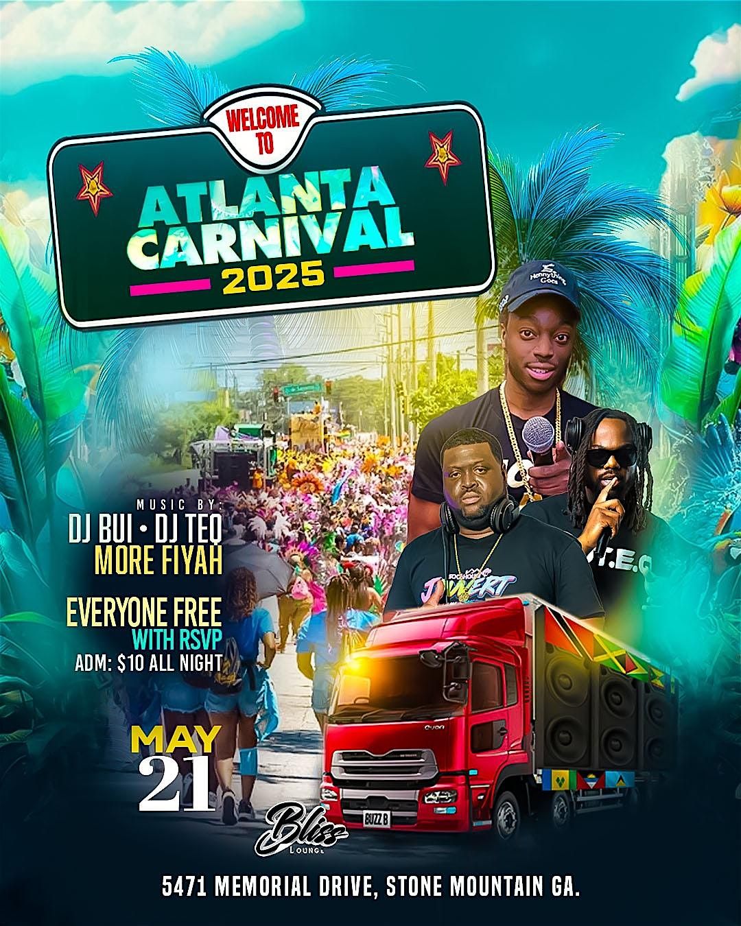 Welcome To Atlanta Carnival 2025, 21 May | Event in Stone Mountain | AllEvents