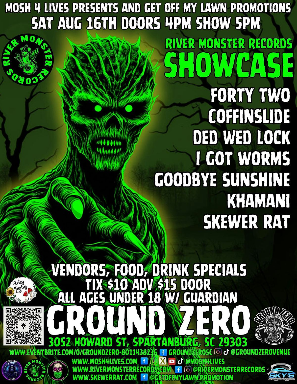 Riverside Monster Records Showcase | Event in Spartanburg | AllEvents