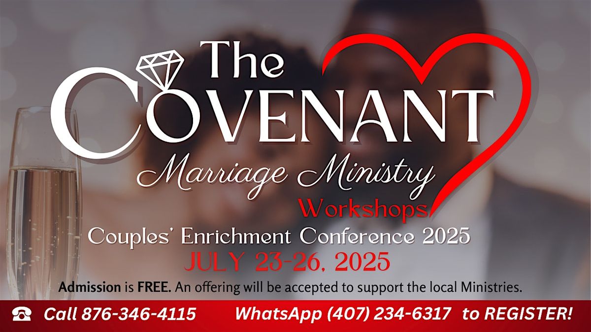 Covenant Marriage Ministry Workshops: Day 1, 23 July | Event in Mandeville | AllEvents