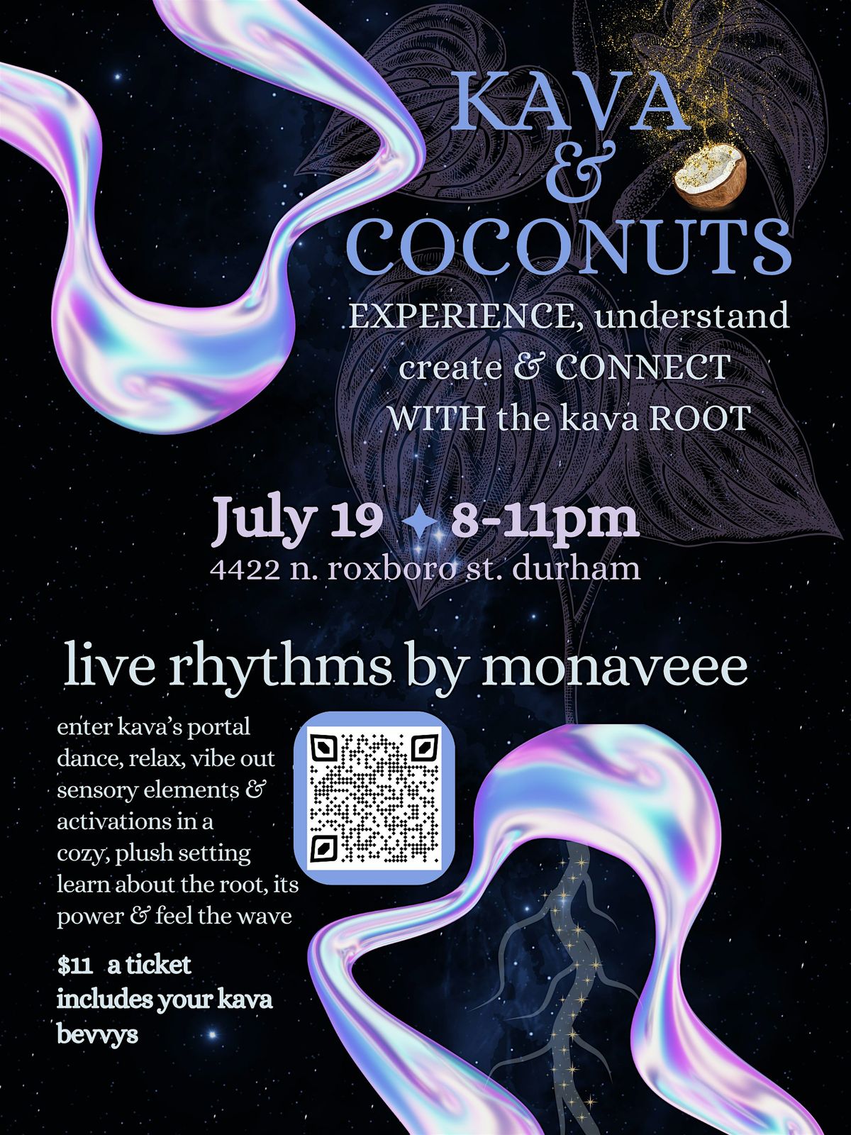 kava & coconuts, 19 July | Event in Durham | AllEvents