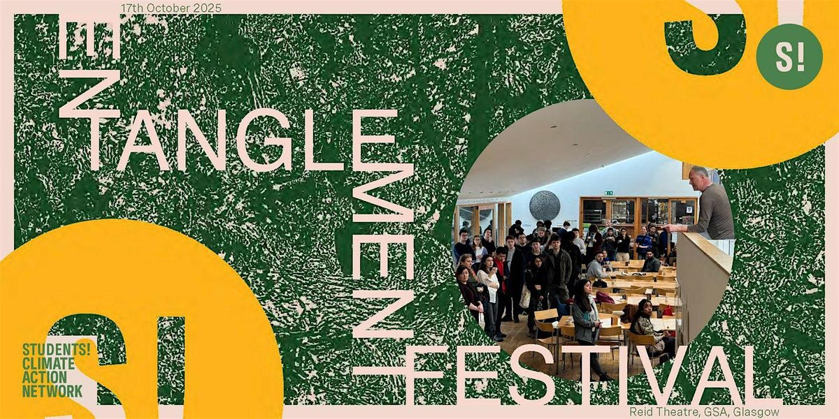 Launch Evening - StuCAN Festival of Entanglement, 17 October | Event in Glasgow | AllEvents