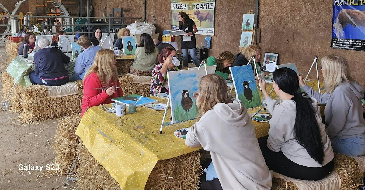 Painting at the farm 'Sheep' & Animal encounter @Mcneils Mill, Doncaster, 13 September | Event in Doncaster