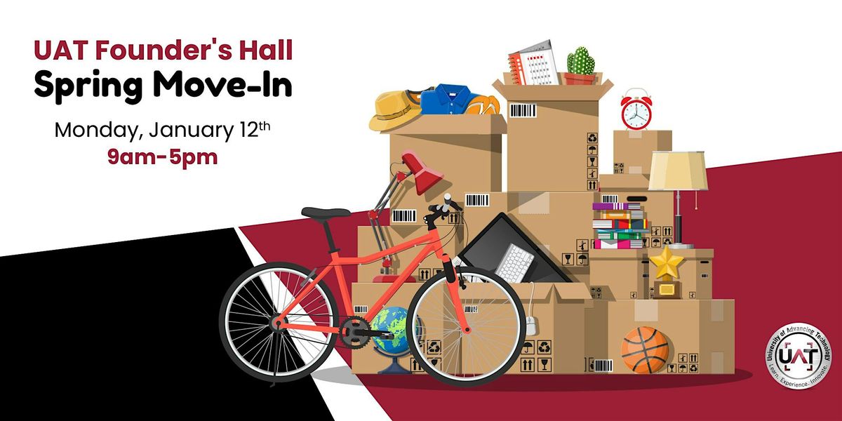 UAT Founder's Hall Move-In: Spring 2026, 12 January | Event in Tempe | AllEvents