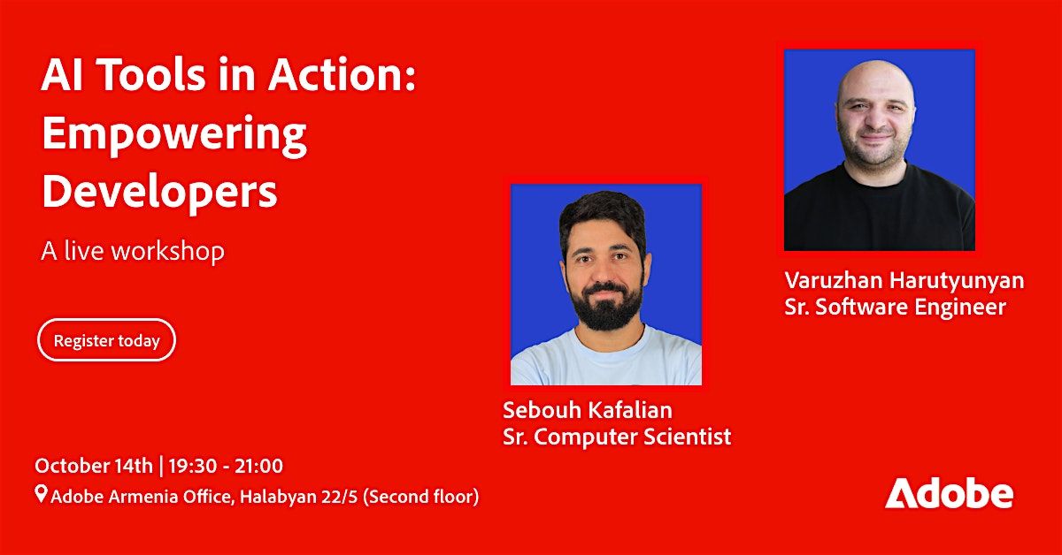 AI Tools in Action: Empowering Developers, 14 October | Event in Yerevan | AllEvents
