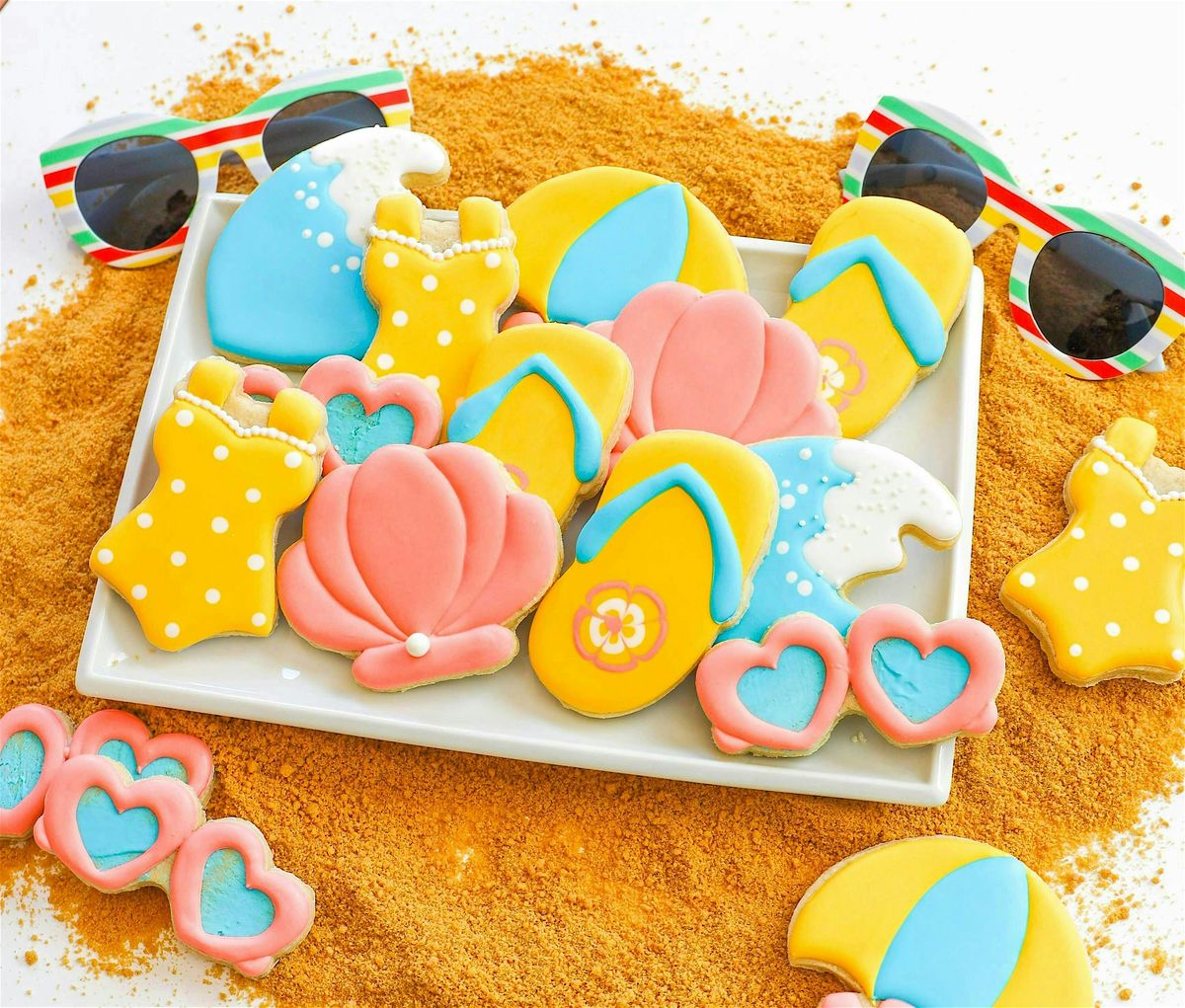 Beach Vibes & Summer Fun Cookie Decorating Class @BRC Beer (8/19 @7pm), 19 August | Event in Costa Mesa