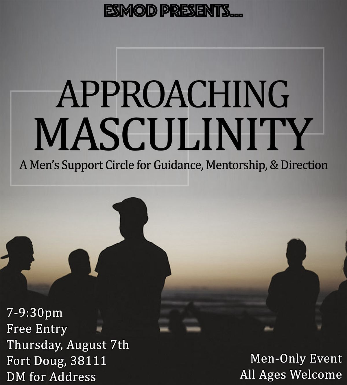 Approaching Masculinity: A Men's Support Circle, 7 August | Event in Memphis | AllEvents