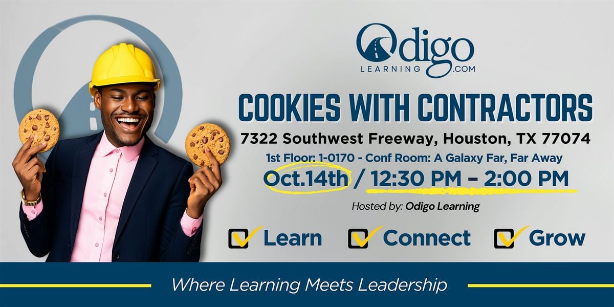 FREE EVENT! Cookies with Contractors, 14 October | Event in Houston | AllEvents
