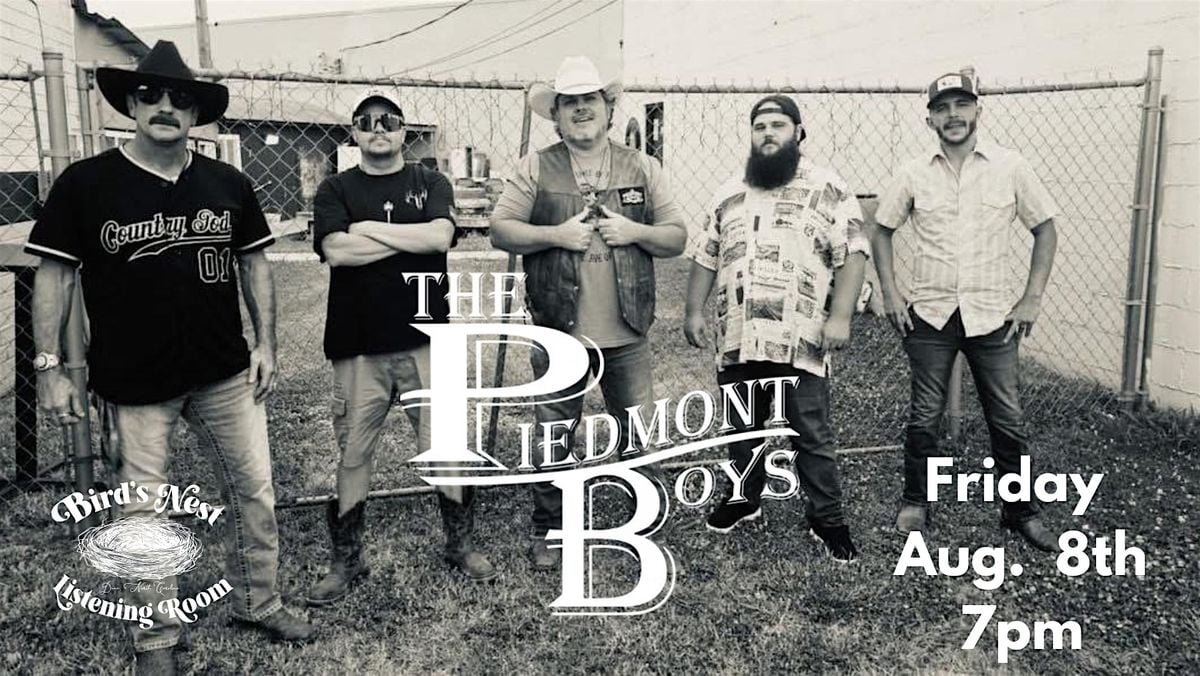 The Piedmont Boys at Bird's Nest Listening Room - Dunn NC, 8 August | Event in Dunn | AllEvents