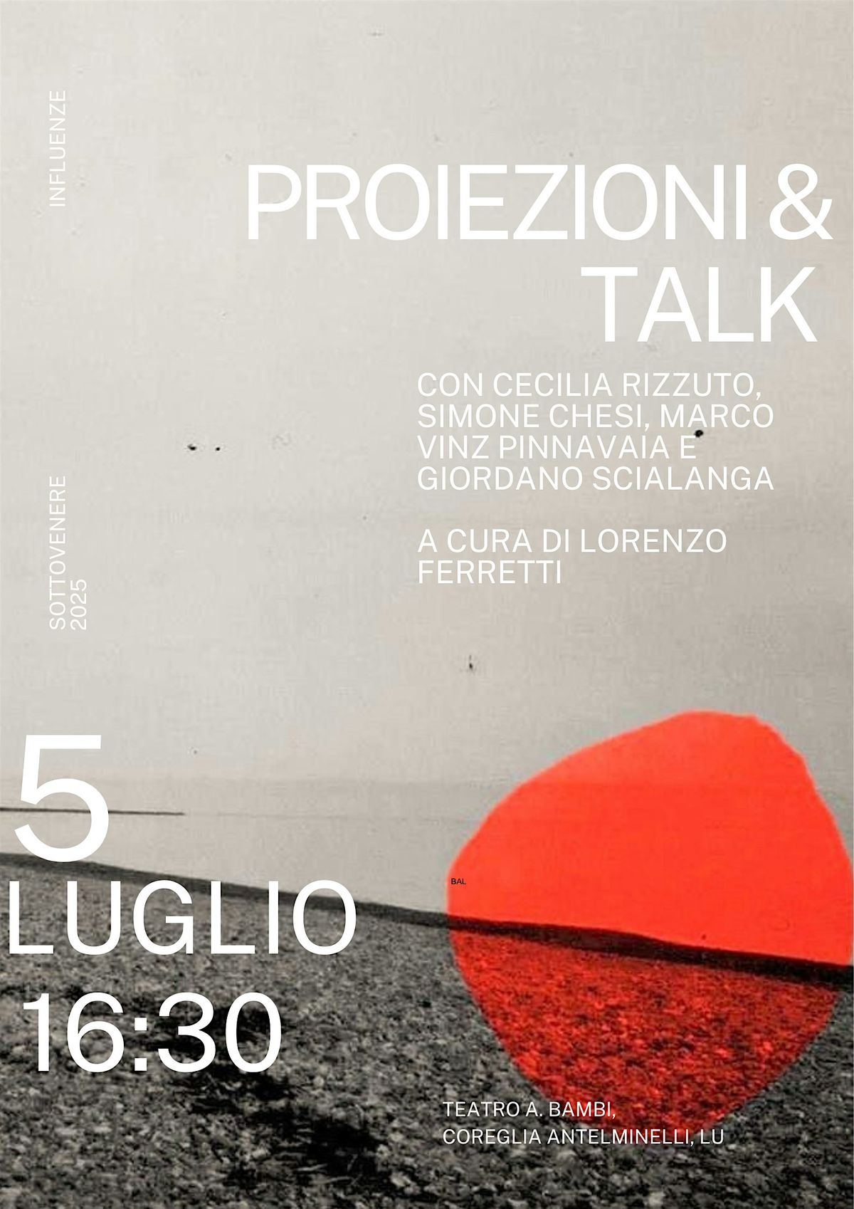 PROIEZIONI & TALK a cura di Lorenzo Ferretti, 5 July | Event in Coreglia Antelminelli | AllEvents