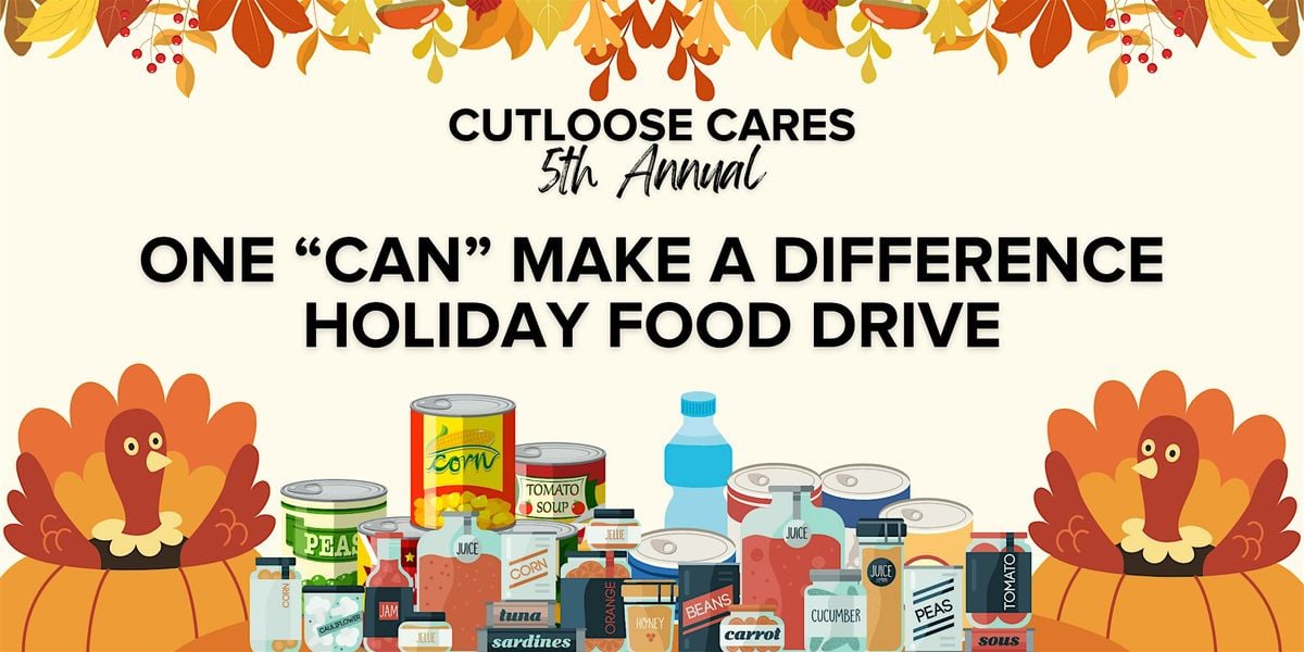 CUTLOOSE CARES: 5th Annual One CAN Make A Difference, 23 November | Event in Norristown | AllEvents