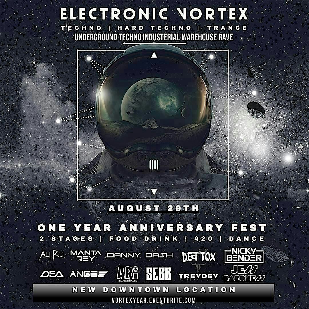 Electronic Vortex Underground Techno Rave, 29 August | Event in Dallas | AllEvents