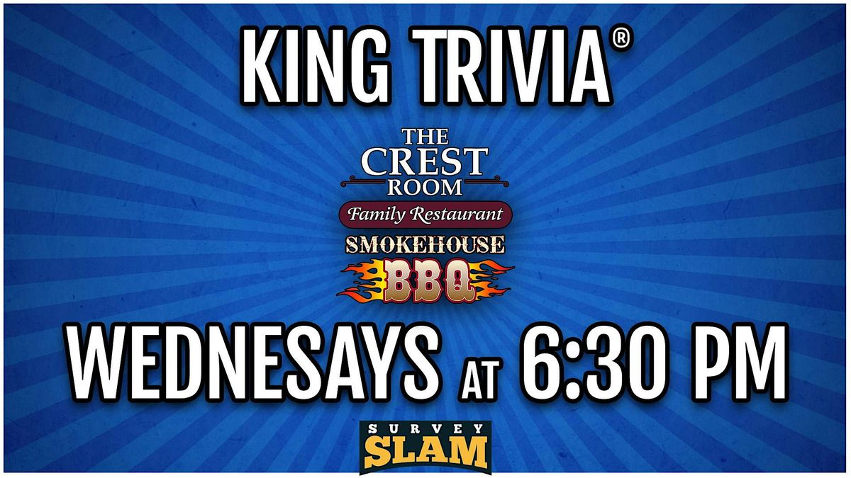 Survey Slam at The Crest Room | Event in West Springfield | AllEvents