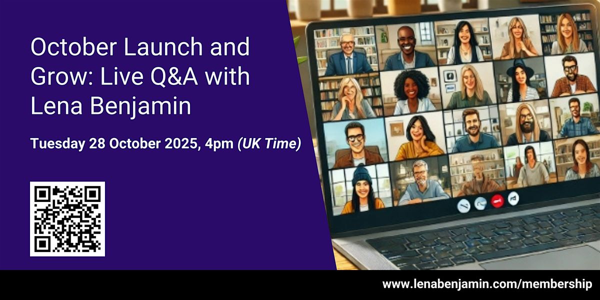 October Virtual Q&A: Challenges and Advice for Launch and Grow, 28 October | Online Event | AllEvents