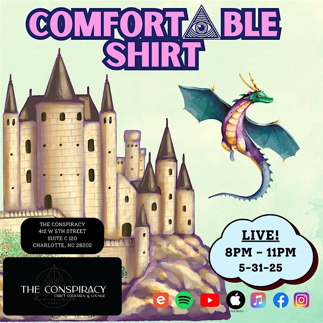 Comfortable Shirt: Live from The Conspiracy!, 31 May | Event in Charlotte | AllEvents