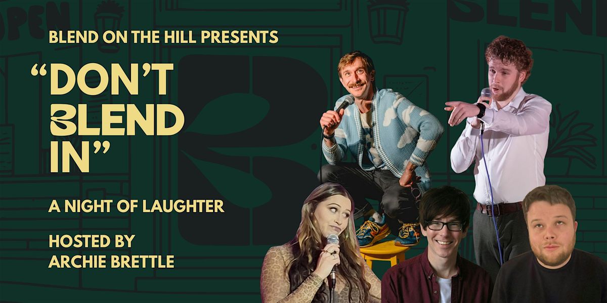 Don't Blend In - Comedy Night, 19 December | Event in Bournemouth | AllEvents