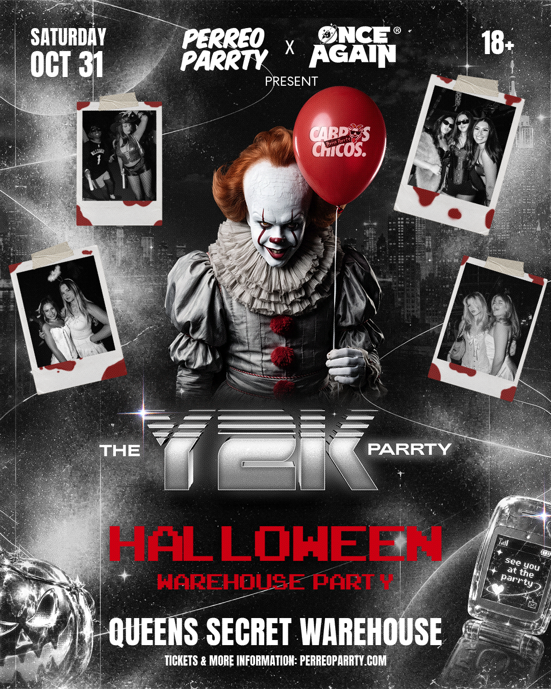 THE Y2K SECRET HALLOWEEN WAREHOUSE PARRTY - (DAY 2) NYC | 18+, Secret ...