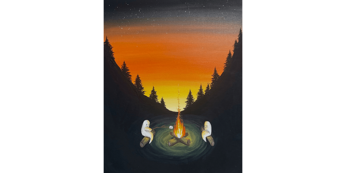 Campfire Ghost Stories - Paint and Sip in Phoenix | Classpop!™, 29 October | Event in Gilbert | AllEvents