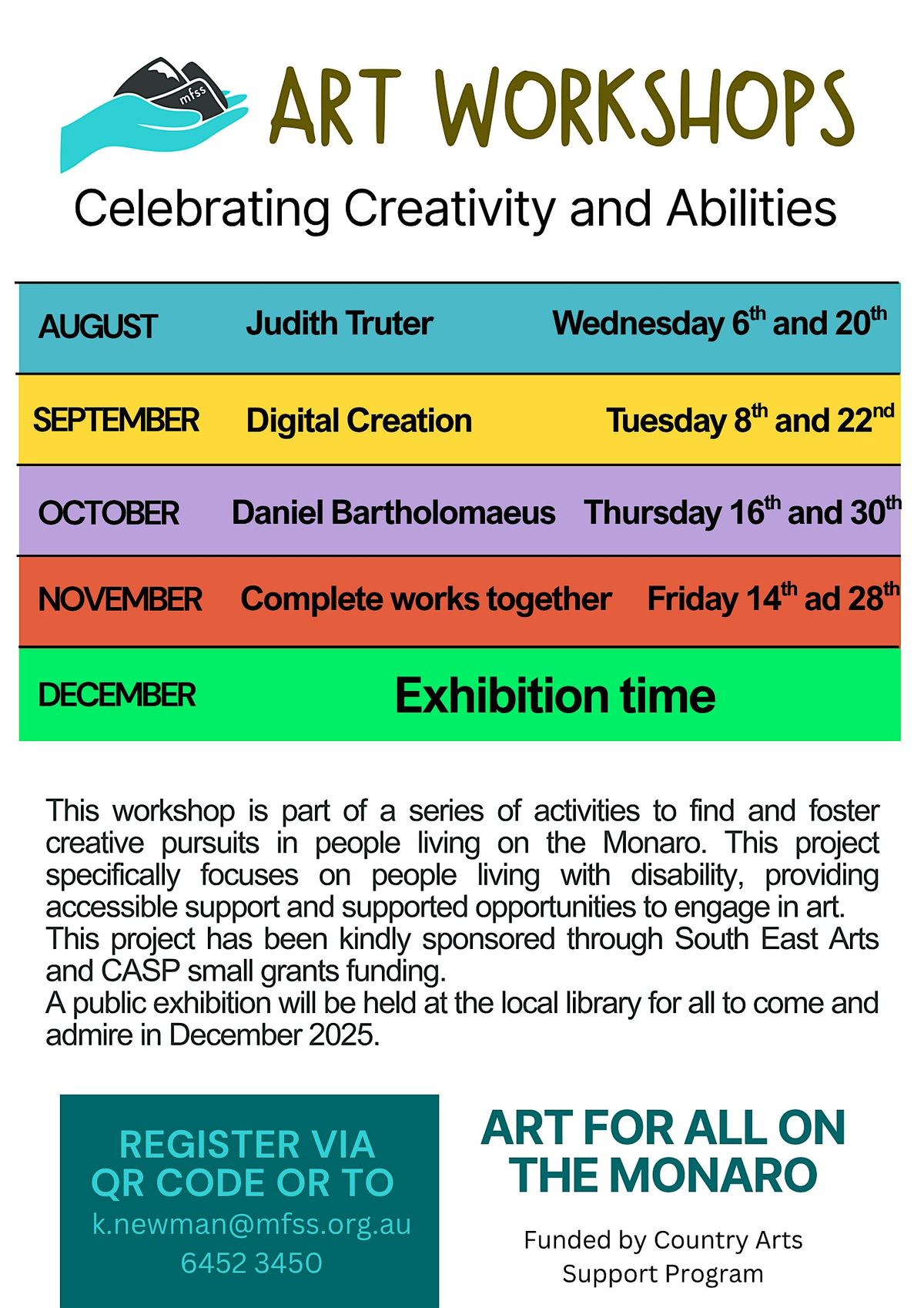 Celebrating Creativity and Abilities | Event in Cooma | AllEvents