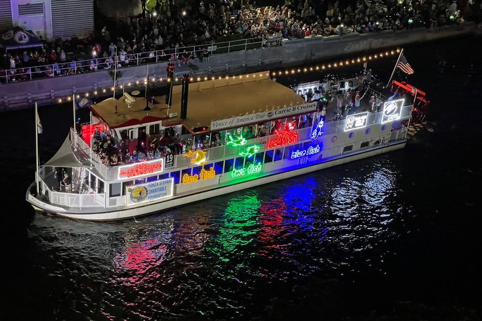 36th Annual SEV Boat Parade Ride in the Parade Aboard the Kanaloa