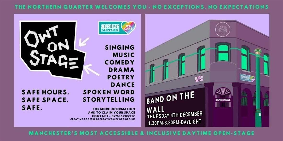 Owt On Stage, 4 December | Event in Manchester | AllEvents