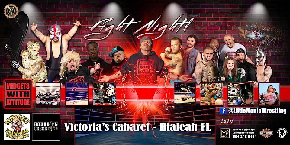 Midget Mayhem Wrestling with Attitude Goes Wild! Hialeah FL 21+, 16 October | Event in Hialeah | AllEvents