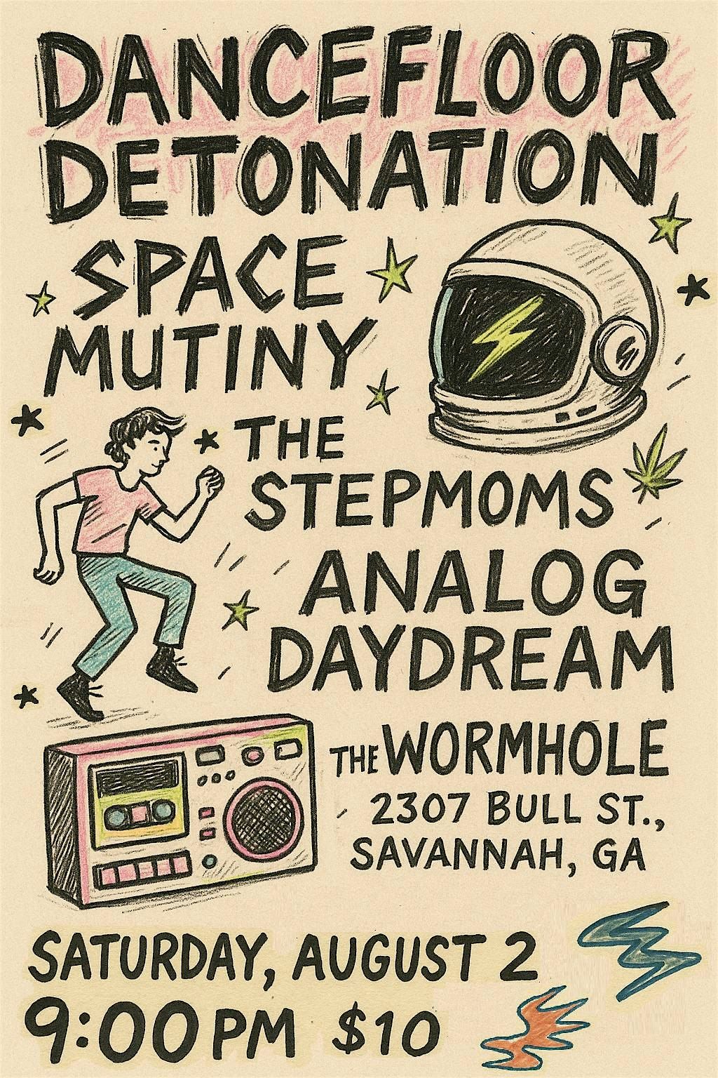 Dancefloor Detonation w/Analog Daydream, 2 August | Event in Savannah | AllEvents