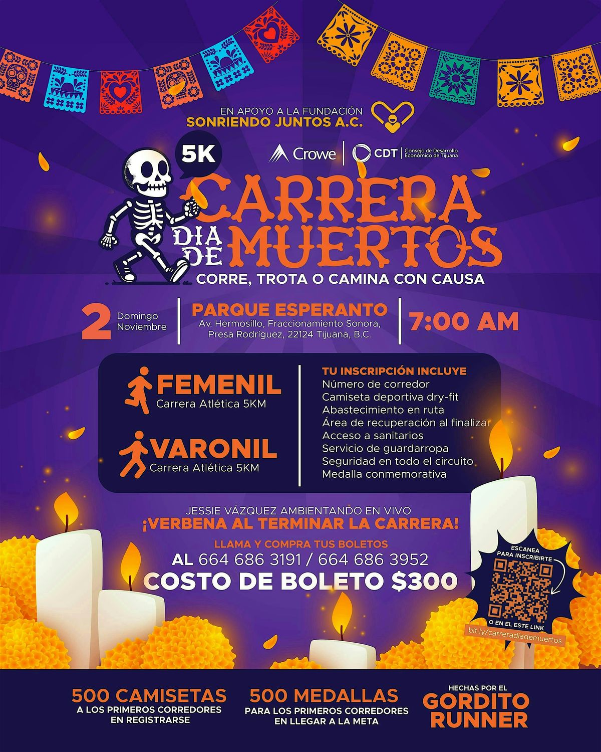Carrera Día de Muertos, 2 November | Event in Tijuana | AllEvents
