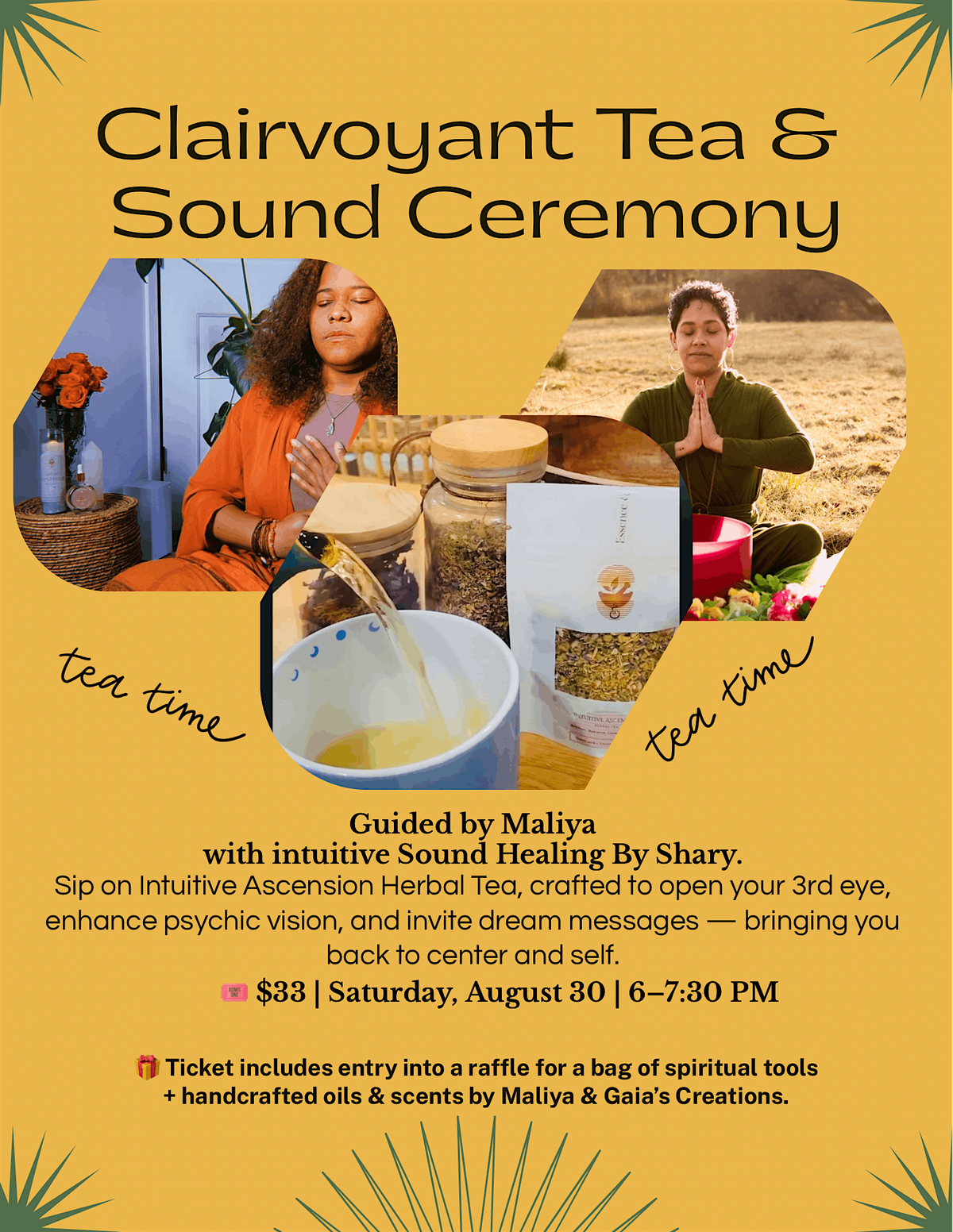 Clairvoyant Tea & Sound Ceremony, 30 August | Event in Philadelphia | AllEvents