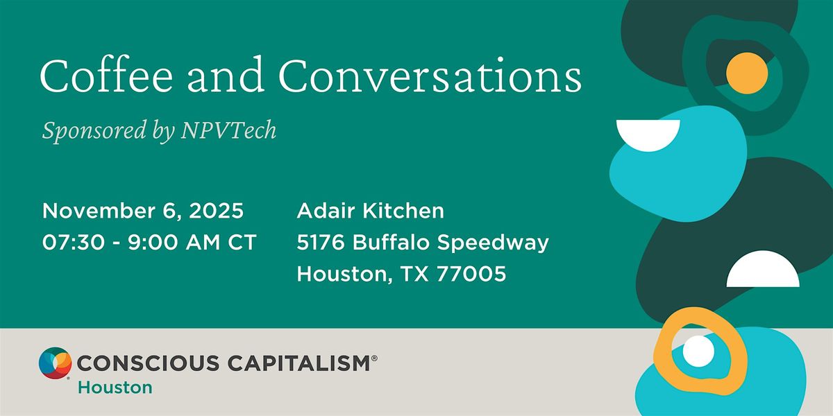 Coffee and Conversations, 6 November | Event in Houston | AllEvents