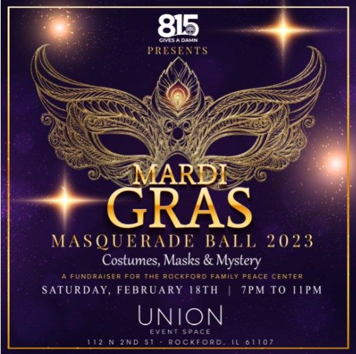 Mardi Gras Masquerade Ball, Union Rockford, February 18 2023 | AllEvents.in Mardi Gras Masquerade Ball