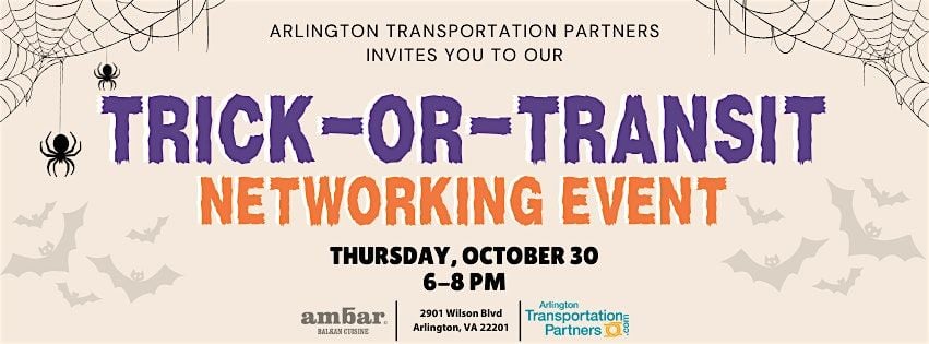 Trick-or-Transit Networking Event, 30 October | Event in Arlington | AllEvents