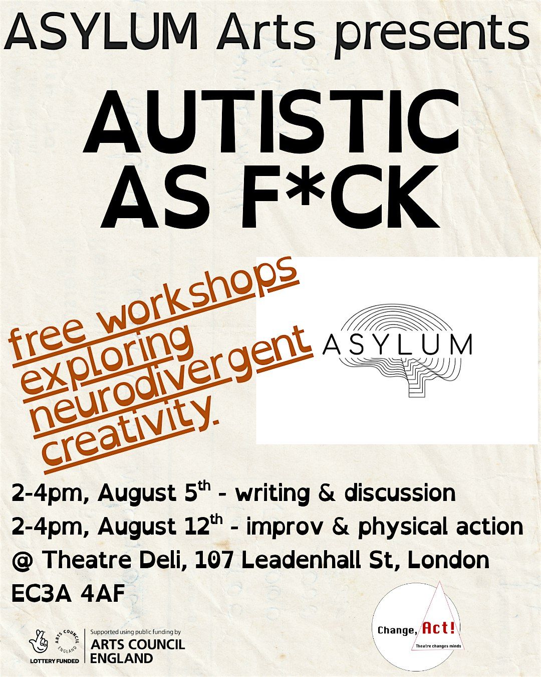 Autistic as F*CK | Event in London | AllEvents
