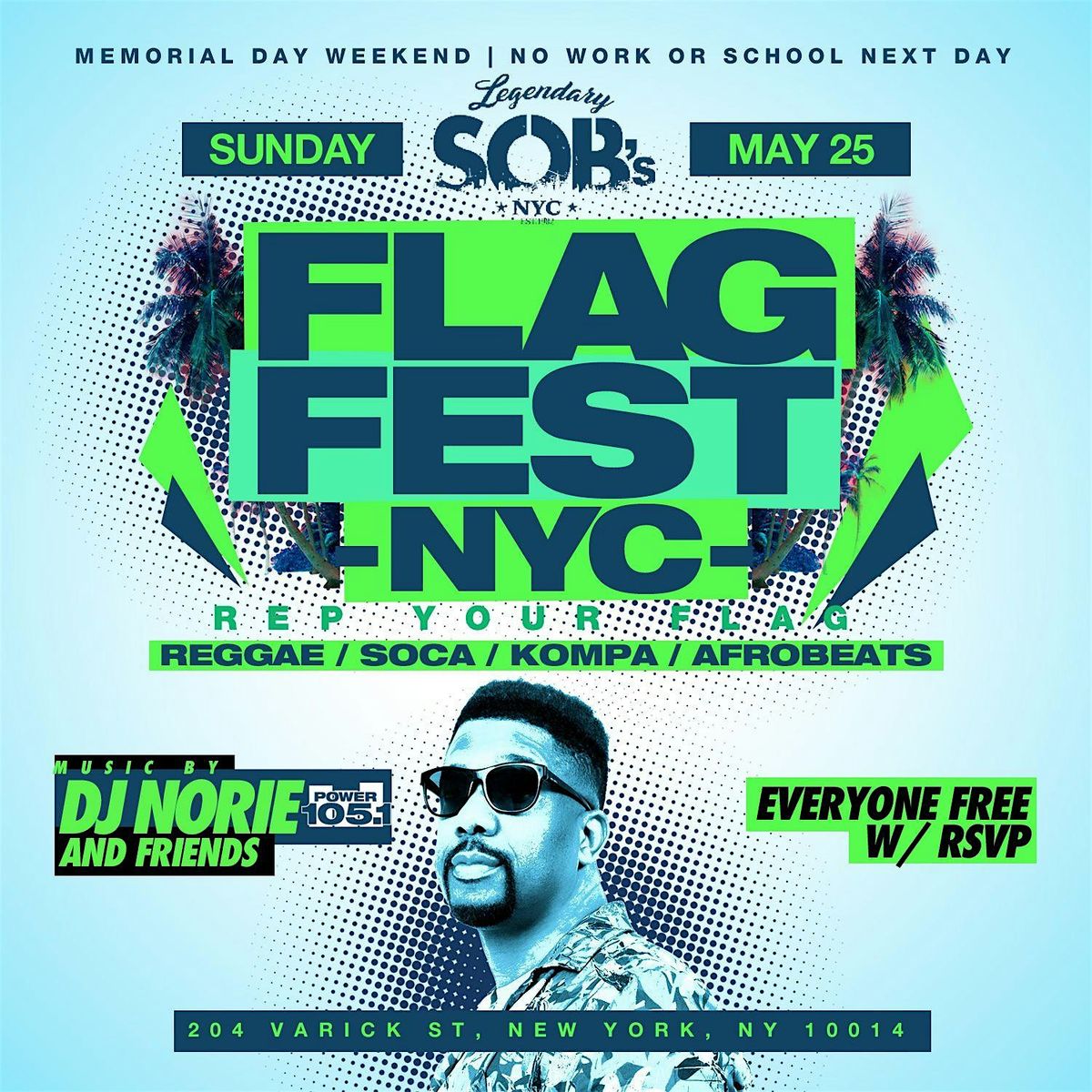 NYC’S #1 MEMORIAL DAY WEEKEND  SUNDAY PARTY FLAG FEST, 25 May | Event in New York | AllEvents