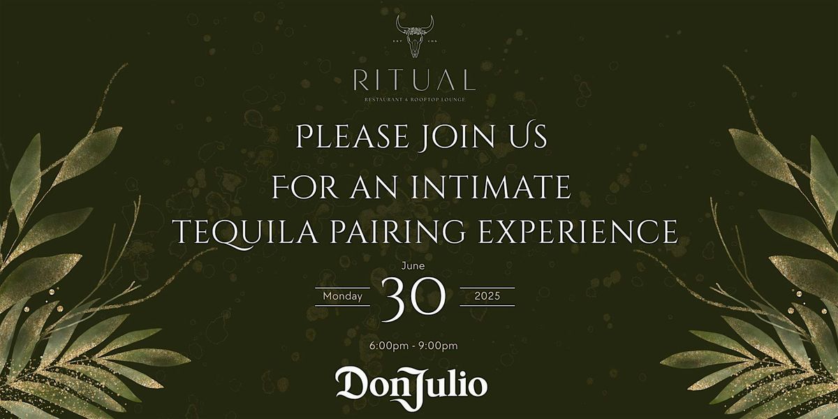 Intimate Don Julio Tequila Pairing Experience, 30 July | Event in Charleston | AllEvents