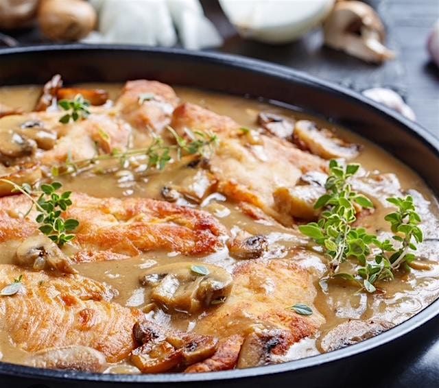 Crispy  Chicken Thighs w/ Sherry Cream Sauce with Artichokes, 15 July | Event in North Syracuse | AllEvents