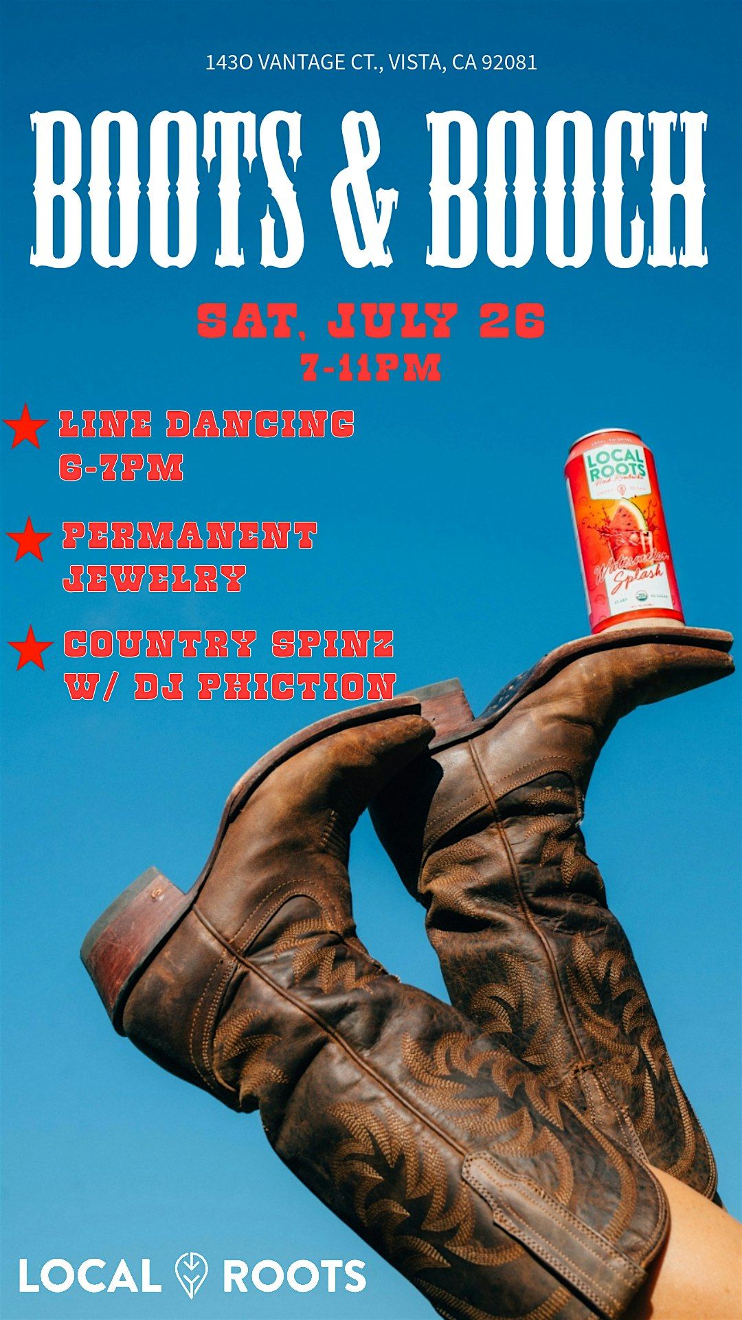Boots and Booch, The Boochyard | Local Roots Kombucha, Vista, 26 July ...