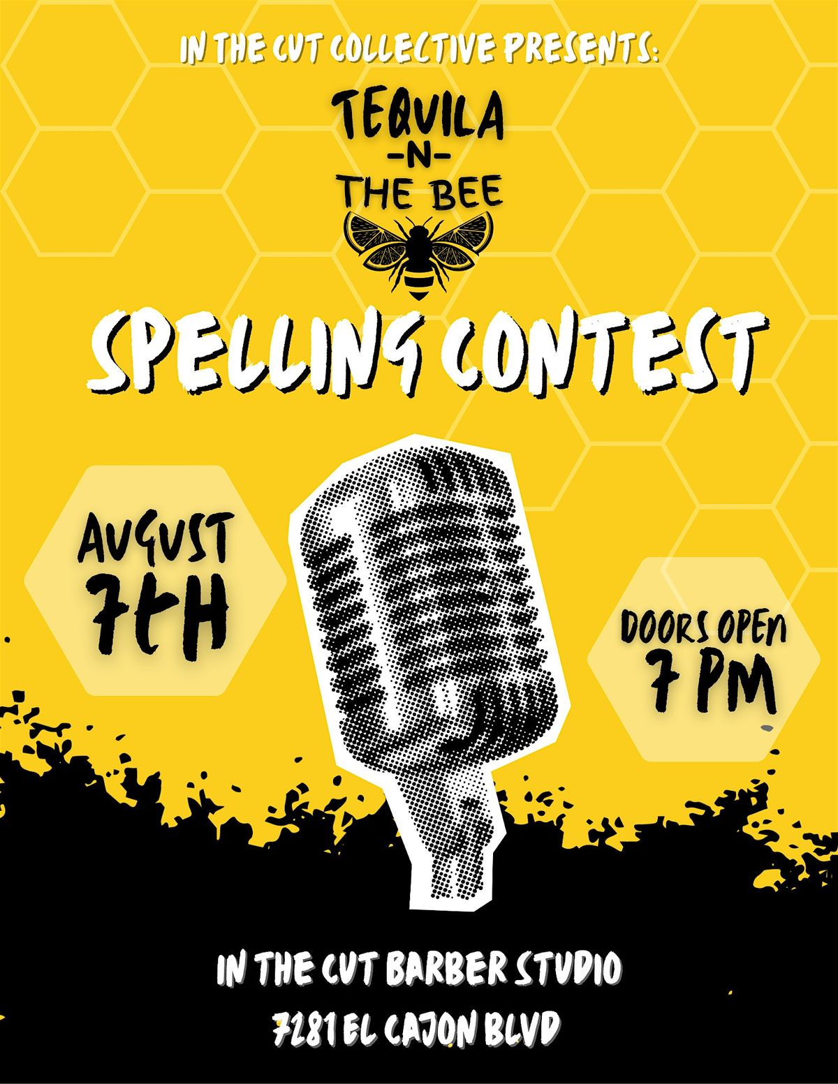 Tequila n The Bee: Spelling Contest (21+), 7 August | Event in San Diego | AllEvents