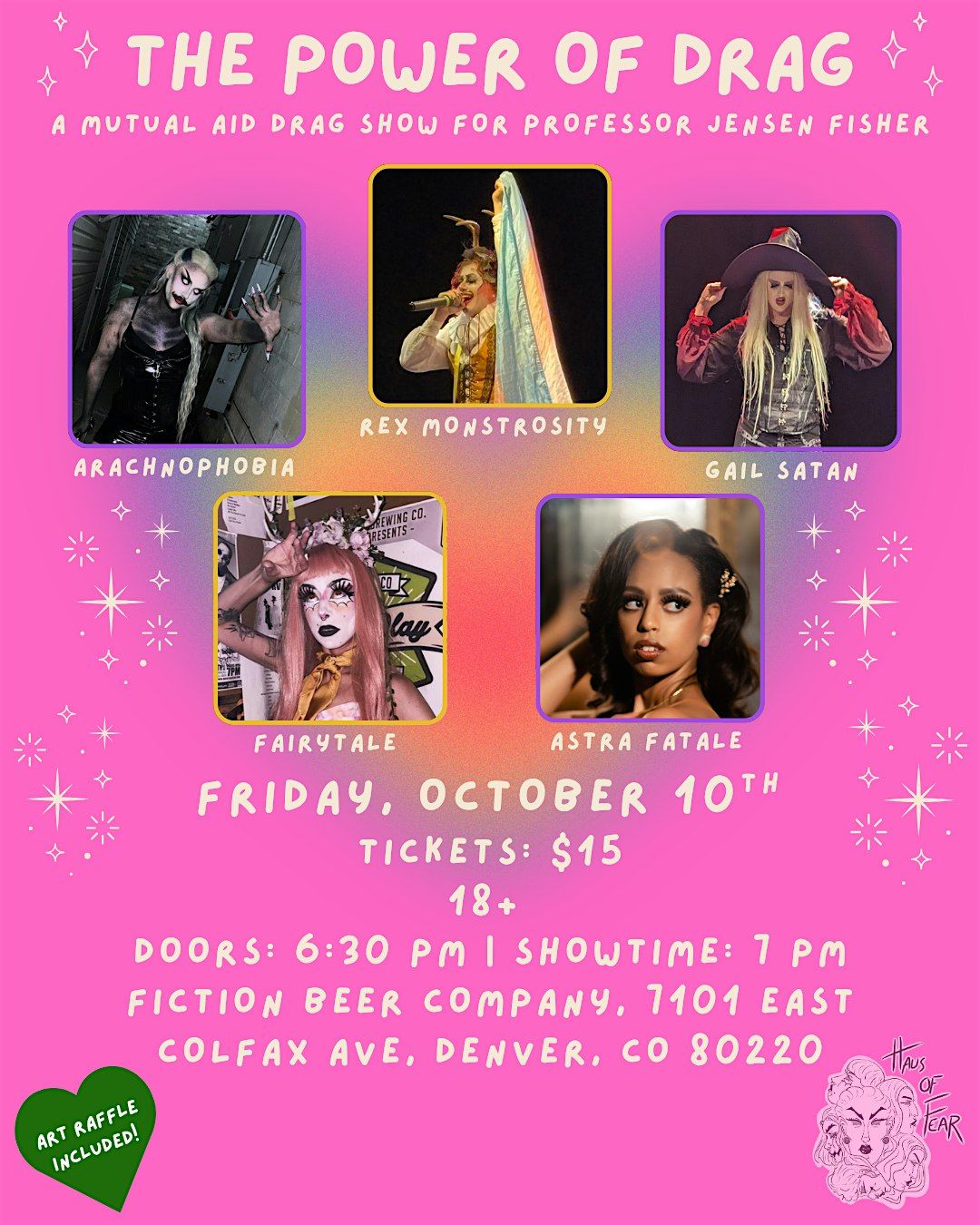 The Power of Drag: A Mutual Aid Drag Show, 10 October | Event in Denver | AllEvents