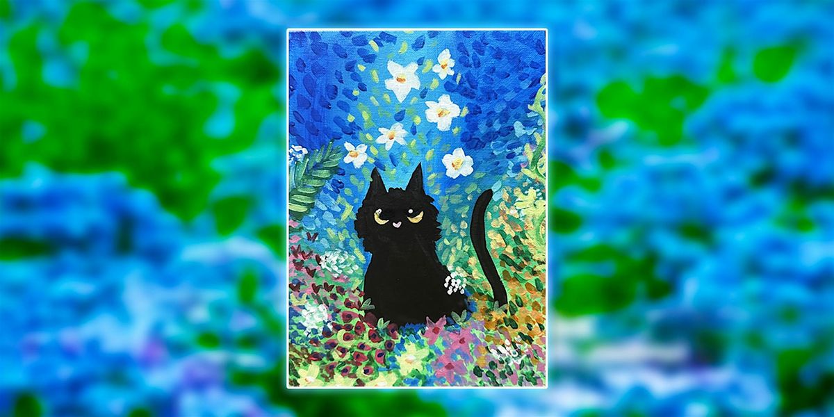 Flower Field Kitty Paint-n-Sip, 29 August | Event in Bremerton | AllEvents