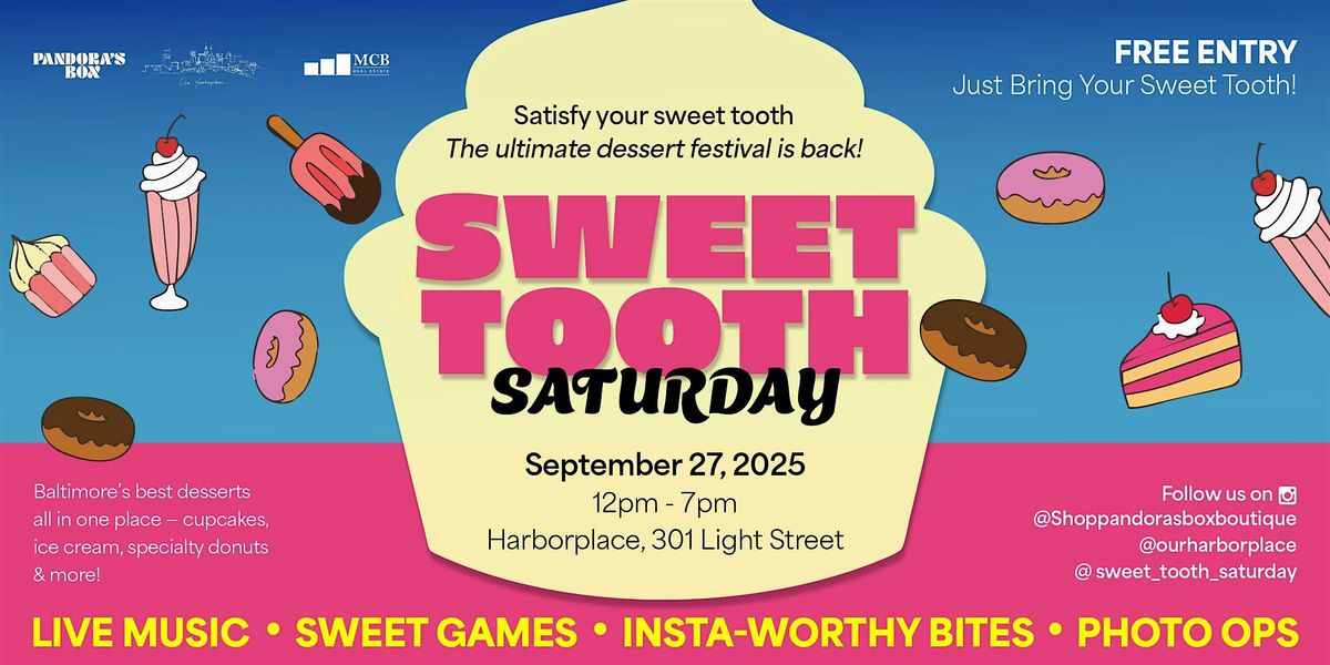 Sweet Tooth Saturday, 27 September | Event in Baltimore | AllEvents