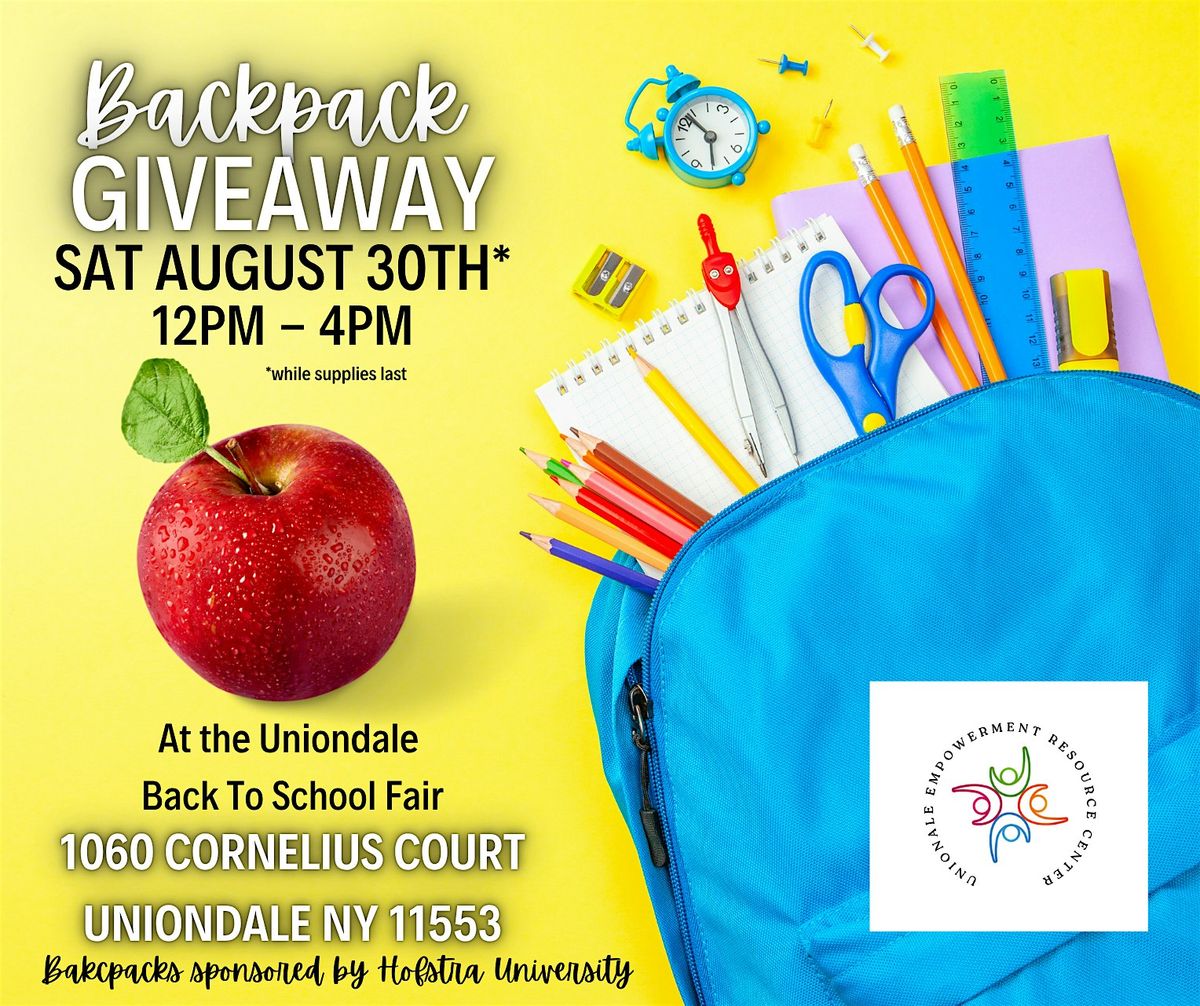 Uniondale Back to School Fair & Backpack Giveaway | Event in Uniondale | AllEvents