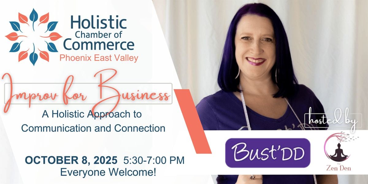 Improv for Business – A Holistic Approach to Communication and Connection, 8 October | Event in Gilbert