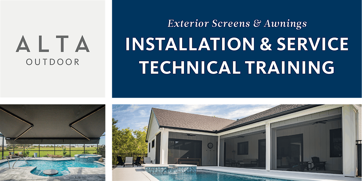 Alta Outdoor Installation & Service Technical Training • June 3-4, 2025, 3 June | Event in Bradenton