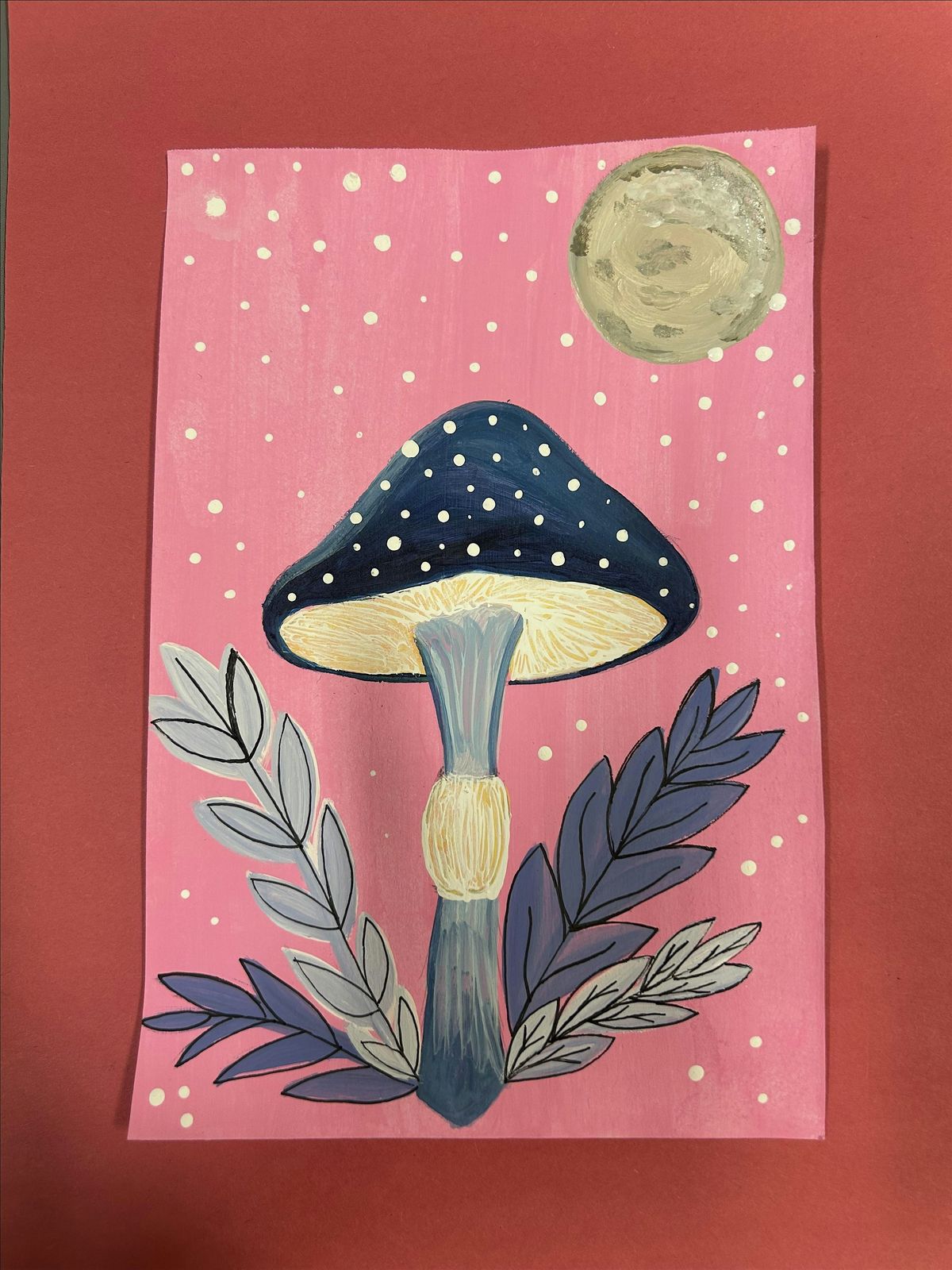 “Why was the mushroom invited to the Sip & Paint? Because he was a fungi!, 17 September | Event in Chicago