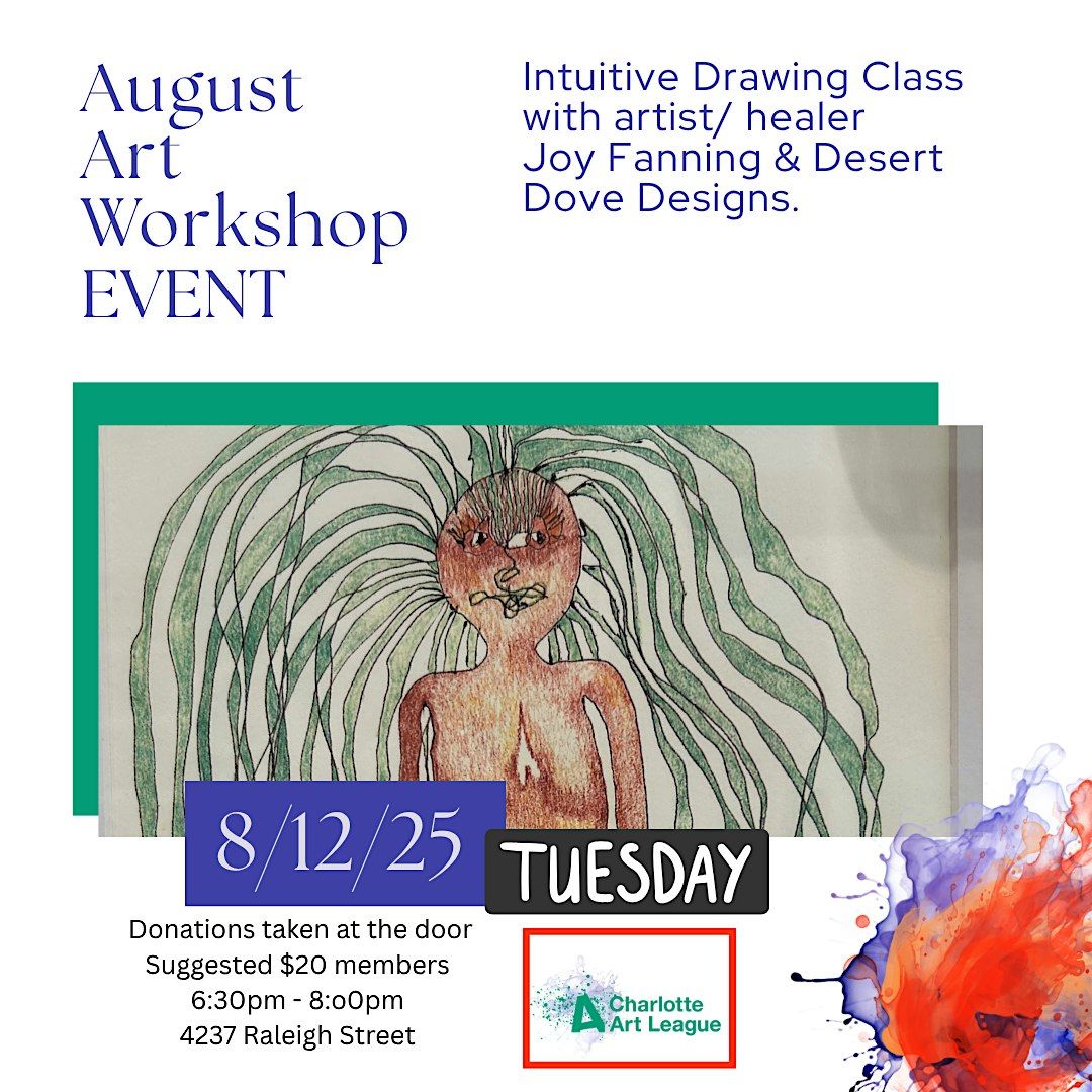 Intuitive Line Drawing Class with Joy Fanning- Explore your inner artist, 12 August | Event in Charlotte | AllEvents