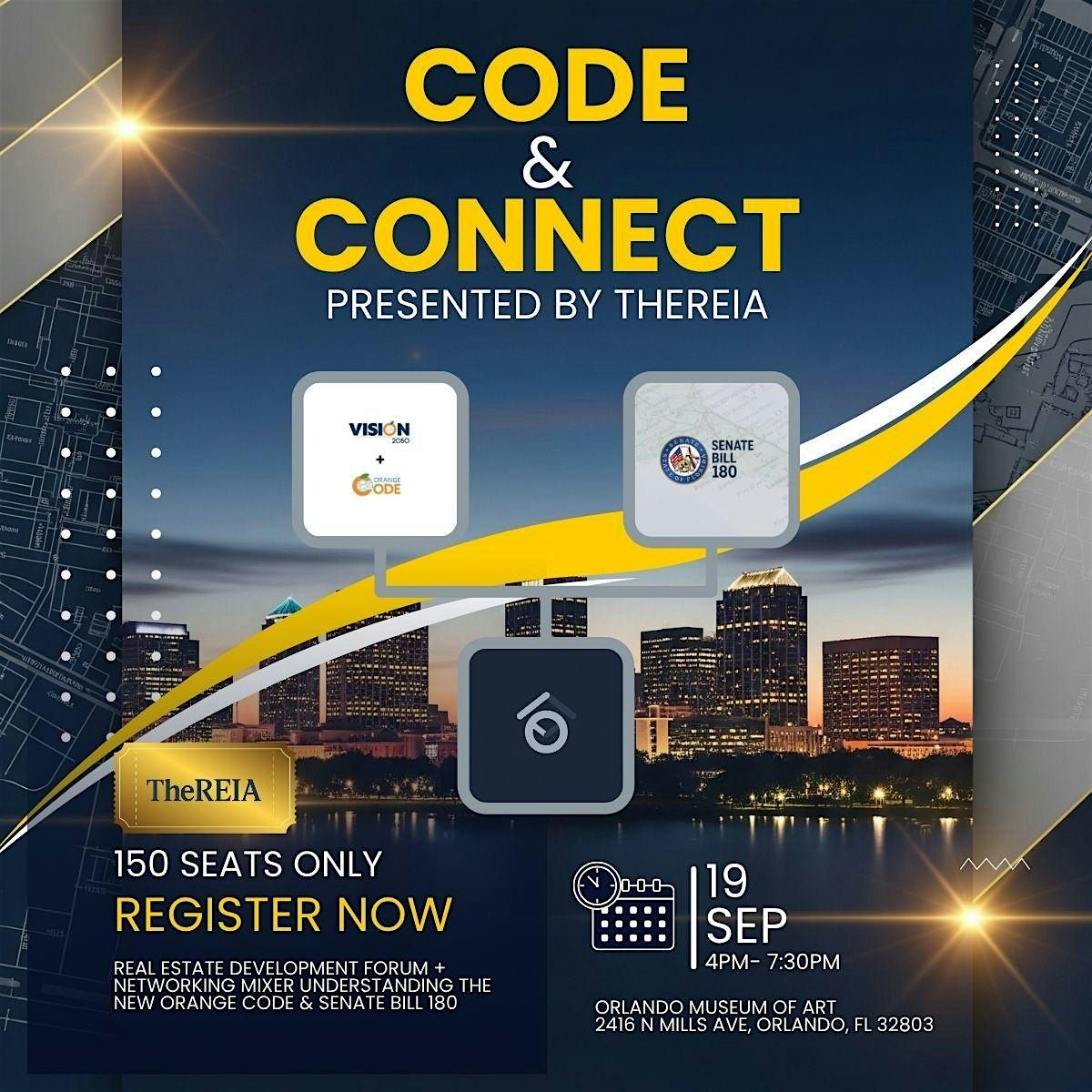 Code & Connect – A Real Estate Development Forum by TheREIA, 19 September | Event in Orlando | AllEvents