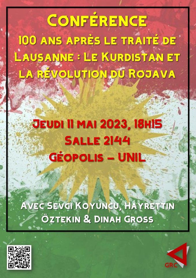 100 ans après le traité de Lausanne : Le Kurdistan et la révolution du ...