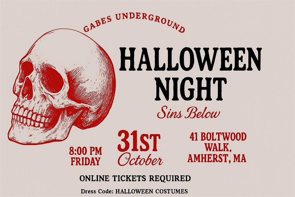 Sins Below - Gabes Underground, 31 October | Event in Amherst | AllEvents
